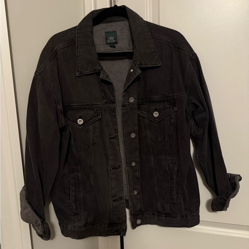 Wild Fable Charcoal Denim Jacket